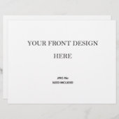 Wedding Program Booklet Printing 5.5x8.5" (Vorne/Hinten)