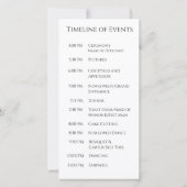 Wedding Program-Heart Shaped Red Roses- (Rückseite)