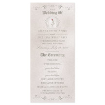 WEDDING-PROGRAMM | Elegante Rote Rose der Schönhei