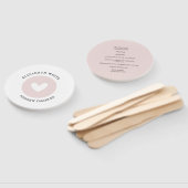 WEDDING PROGRAMM Stilvolle moderne Liebe niedliche Fächer (Non-assembled)