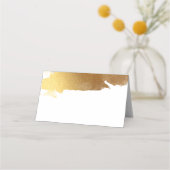 WEDDING RECEPTION Stilvoll luxuriöses vergoldetes Platzkarte (Rückseite)