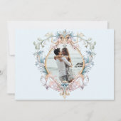 Wedding Regency Foto Elegantes Barock Save The Date (Rückseite)