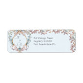 Wedding Regency Monogram Wappen Vintag Theme (Vorne)