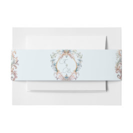 Wedding Regency Vintag Theme Monogram Wappen Einladungsbanderole