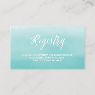 Wedding Register-Karte der Küsten- Begleitkarte