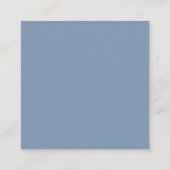 Wedding Registry Wassercolor Greenery Dusty Blue Begleitkarte (Rückseite)