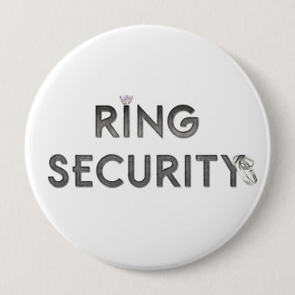 Wedding "RING-SICHERHEIT " Button