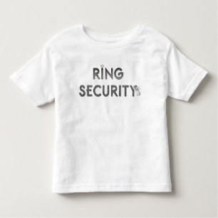 Wedding "RING-SICHERHEIT " Kleinkind T-shirt