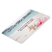 Wedding Rings Beach Wedding rettet das Date Magnet (Linke Seite)