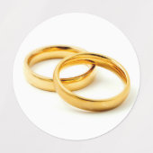 Wedding Rings Etiketten (Design 2)