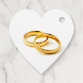 Wedding Rings Geschenkanhänger (Rückseite)