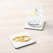 Wedding Rings Getränkeuntersetzer (Rechte Seite)