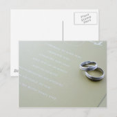 Wedding Rings Postkarte (Vorne/Hinten)