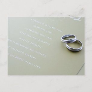 Wedding Rings Postkarte