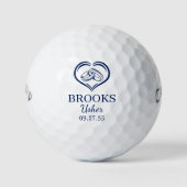 Wedding Rings Usher Golfball (Vorderseite)