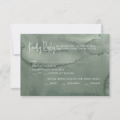 Wedding RSVP Card. Karte (Vorderseite)
