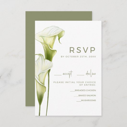 Wedding RSVP Cards (Vorne/Hinten)
