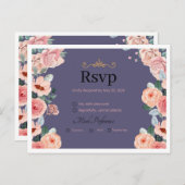 wedding rsvp cards einladungspostkarte (Vorne/Hinten)