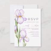 Wedding RSVP Cards Karte (Vorderseite)