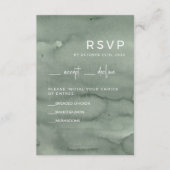 Wedding RSVP Cards Karte (Vorderseite)