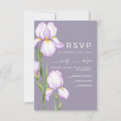Wedding RSVP Cards Karte (Vorderseite)