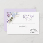Wedding RSVP Floral Bouquet (Vorne/Hinten)