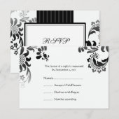 Wedding RSVP - klein Karte (Vorne/Hinten)