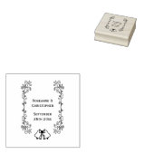 Wedding Rubber Stamp Blue Sapphire Bells Gummistempel (Stempel)