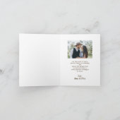 Wedding Rustic Wood Mason Jar Lights Vielen Dank Dankeskarte (Innenseite)