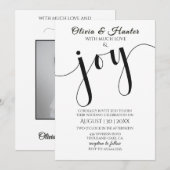 Wedding, Sage Green, Modern, Typography, Script, Einladung (Vorne/Hinten)