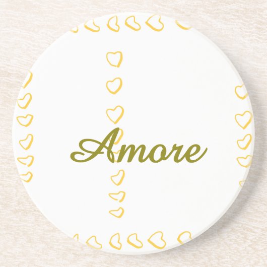 Wedding Sandstone Untersetzer (Vorne)