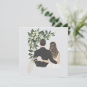 Wedding  save the date (Stehend Vorderseite)