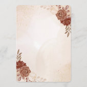 Wedding Save the Date Card | Elegant Botanical Einladung (Rückseite)