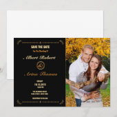 Wedding Save The Date Card Template Einladung (Vorne/Hinten)
