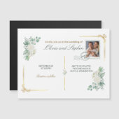 wedding save the date engagement magnet (Vorne/Hinten)