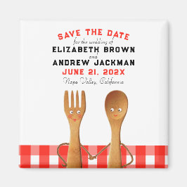 wedding save the date magnet