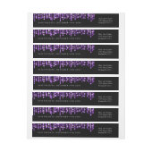 Wedding Save the Date moderne lila Lichter (Bogen)