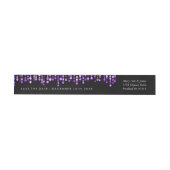 Wedding Save the Date moderne lila Lichter (Person)