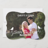 Wedding Save the Date Scottish Tartan Kariertes Sk (Vorderseite)