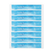 Wedding Save the Date Sommer-BlauWatercolor (Bogen)