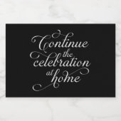 Wedding Schaumweinetikett (Einzelnes Label)