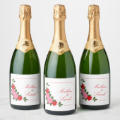 Wedding Schaumweinetikett (Flaschen)