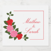 Wedding Schaumweinetikett (Einzelnes Label)