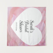 Wedding shower wall poster personalized wandteppich (Vorderseite (Horizontal))