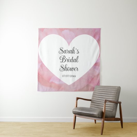 Wedding shower wall poster personalized wandteppich (Beispiel)