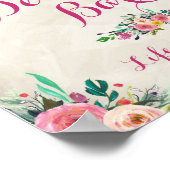 Wedding Sign - Desert Bar Sign Poster (Ecke)