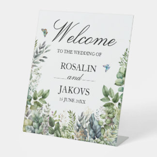 Wedding Sign Sockelschild