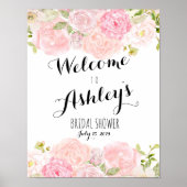 Wedding sign, welcome,  shower , poster, banner poster (Vorne)
