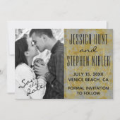 Wedding Silver Lining Save The Date (Vorderseite)