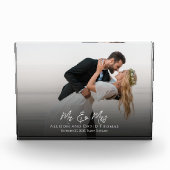 Wedding Simple Foto Minimalistisch Couple Calligra (Vorderseite)